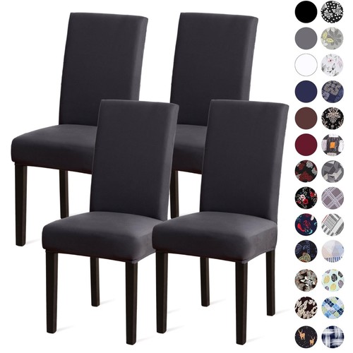 6pcs printed chair covers - 4/6pcs,