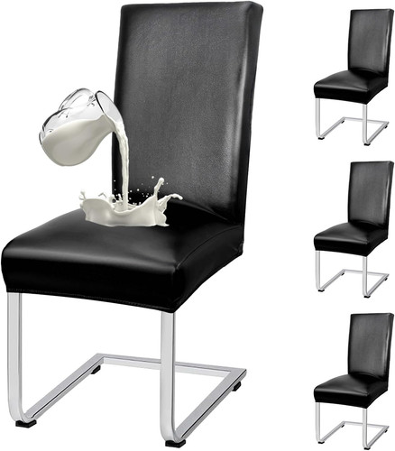 Leather dining chair covers - pu,