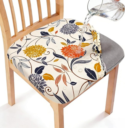 Orange flower chair - flower, 4
