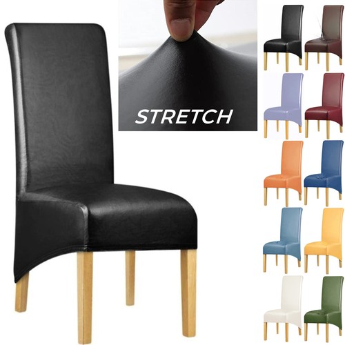 Stretch leather dining - stretch, pu