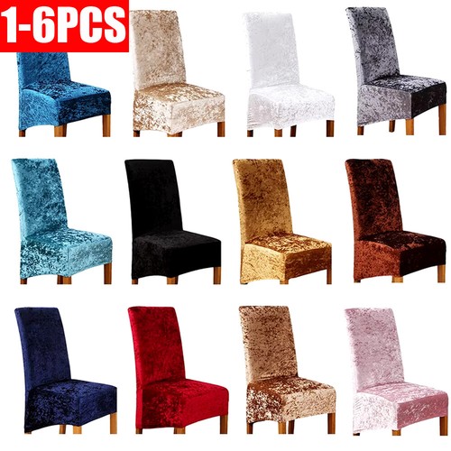 Velvet dining chair - 6x,