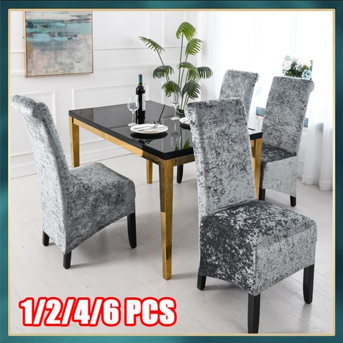 Crushed velvet dining - dining, chair