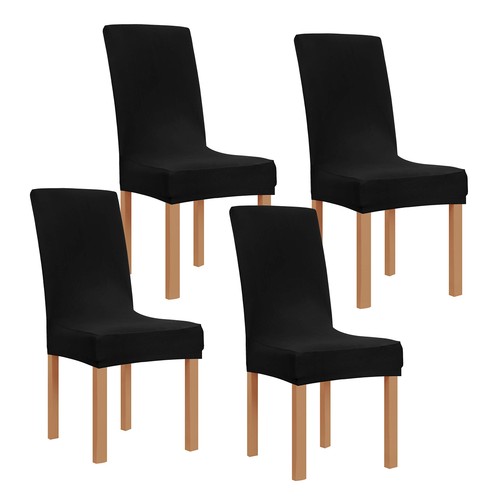 Black stretch spandex dining - black,