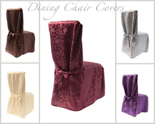 Damask dining chair covers - chair,