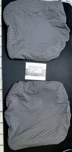 Chair seat covers gray set - chair,
